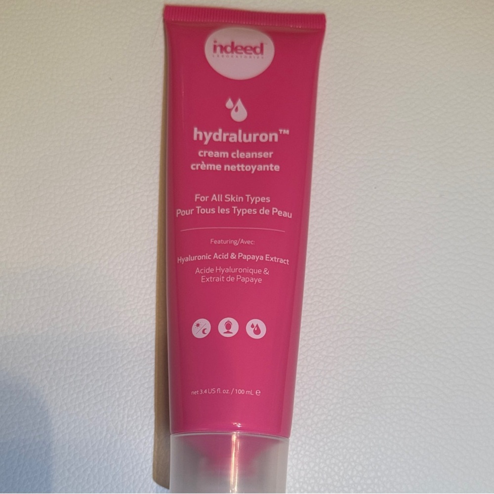 Indeed Labs Hydraluron Cream Cleanser - Pink Tube